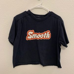 Vintage Abercrombie and Fitch cropped T-shirt